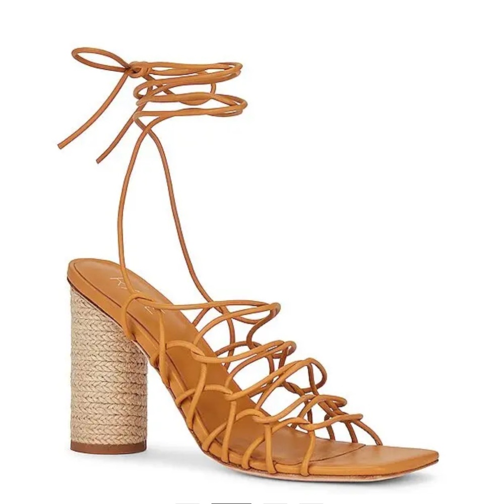 RAYE Damaris Heel in Dark Tan